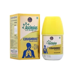 Coughdoc Pravahi Kwath Ayurvedic Syrup Bottle Front View