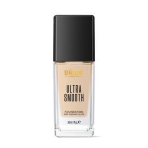 Ultra Smooth Creamy Vanilla Foundation Bottle on White Background